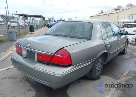 1999 Mercury Grand Marquis Gs из США, поврежденный, VIN 2MEFM74W0XX690526